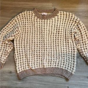 Pink Lily chenille sweater